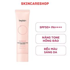 Kem Chống Nắng Beplain Sunmuse Tone Up & Correcting Sunscreen Peach Pink SPF50+ PA++++ 50ml