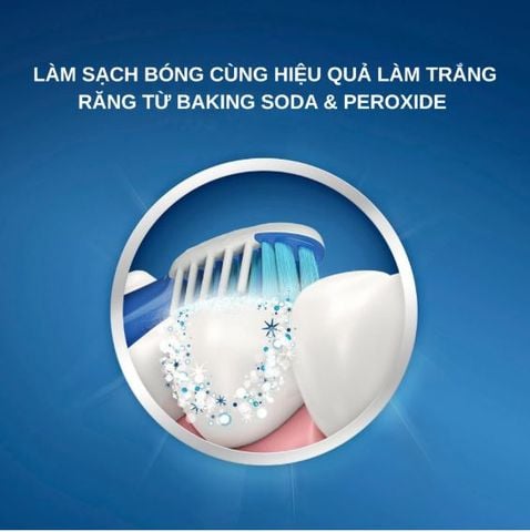 Kem Đánh Răng Crest Baking Soda & Peroxide Whitening Fresh Mint 161g