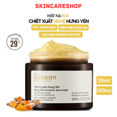 Mặt Nạ Chiết Xuất Từ Nghệ Hưng Yên Cocoon Hung Yen Turmeric Face Mask 30ml