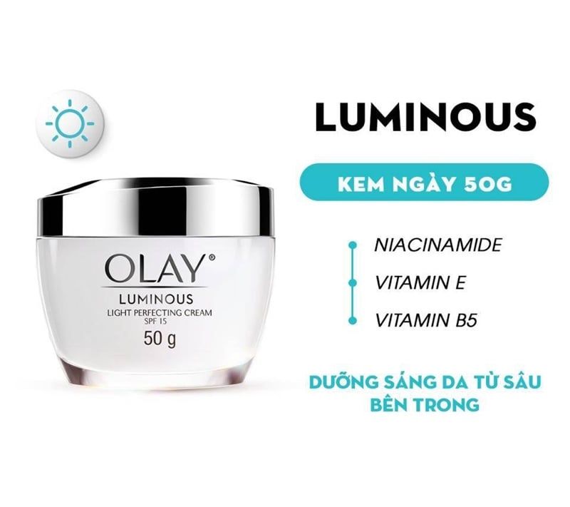 Kem Dưỡng Olay Luminous Light Perfecting Cream 50g