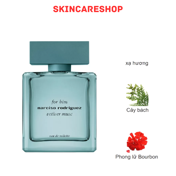 Nước Hoa Nam Narciso Rodriguez Vetiver Musc For Him EDT 50ml