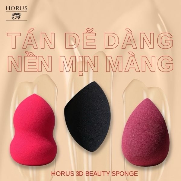 Mút Trang Điểm Horus 3D Beauty Sponge