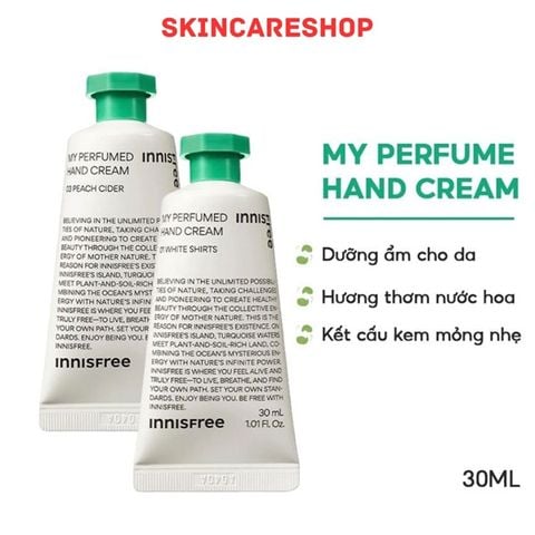 Kem Dưỡng Da Tay Hương Nước Hoa Innisfree My Perfume Hand Cream 30ml