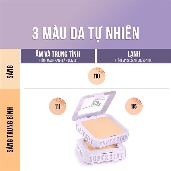 Phấn Nền Maybelline Super Stay 30H Flex Powder Foundation 9g