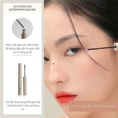 Chuốt Mi 3CE Super Slim Waterproof Mascara Black 3g