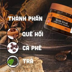 Tẩy Tế Bào Chết Body Bilena Cosm Beauty Body Scrub Coffee Cloves Cinnamon 380g