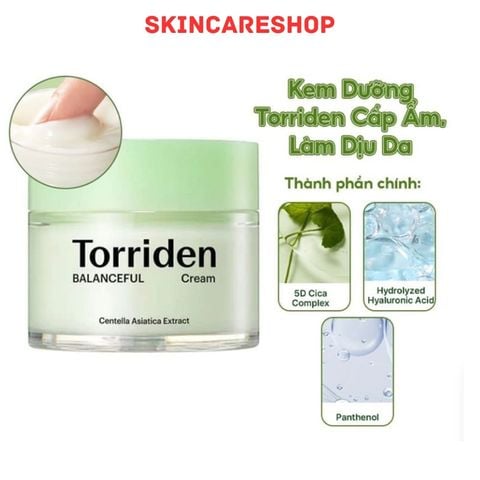 Kem Dưỡng Torriden Balanceful Balanceful Cica Cream 80ml