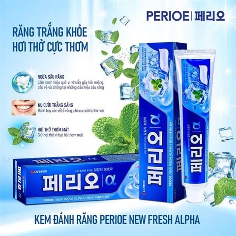 Kem Đánh Răng Perioe New Fresh Alpha 185g