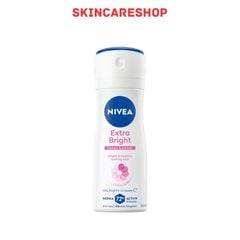 Xịt khử mùi Nivea Extra Whitening 60ml