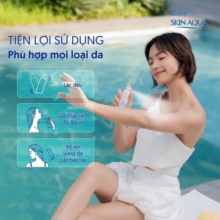 Xịt chống nắng Skin Aqua Ultra Protection Mist 60ml
