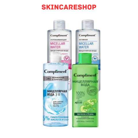Nước Tẩy Trang Compliment 3in1 Micellar Water 400ml