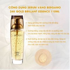 Tinh Chất Dưỡng Da Serum Bergamo 24K Gold 110ml