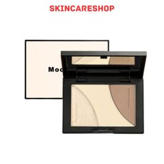 Bảng Phấn Tạo Khối Và Highlight 3 Màu Mooekiss Three-Color Contouring Palette 9g