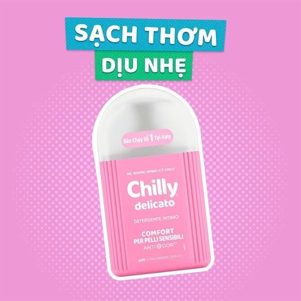 Dung Dịch Vệ Sinh Phụ Nữ Chilly 200ml