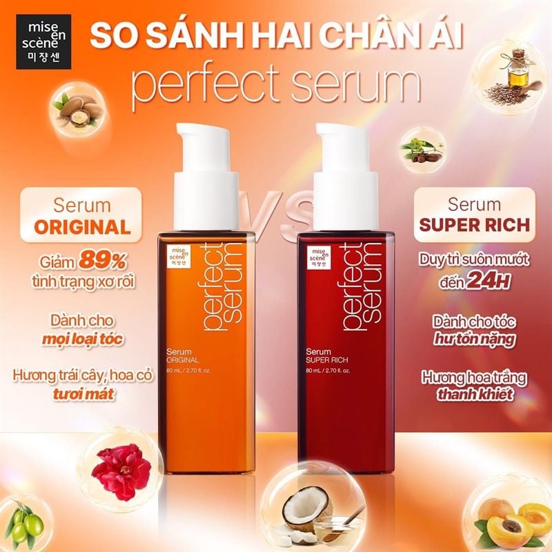 Tinh Chất Dưỡng Tóc Mise En Scene Perfect Serum 80ml