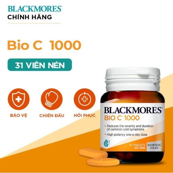 Viên Uống Blackmores Bổ Sung Vitamin Bio C 1000mg 31 viên