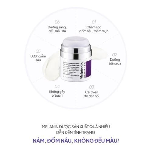 Kem Dưỡng Chống Lão Hóa Chuyên Sâu Maxclinic Time Return Melatonin Cream 50g