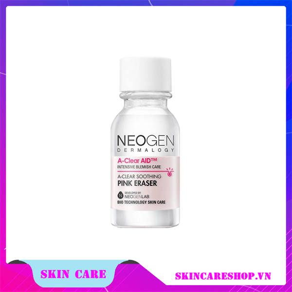 Dung Dịch Chấm Mụn 2 Lớp Neogen Dermalogy A-Clear AID Soothing Pink Eraser 15ml