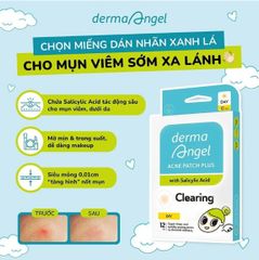 Miếng dán mụn Derma Angel Acnes Patch Plus - Salisylic Acid