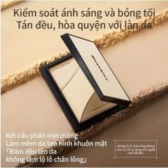 Bảng Phấn Tạo Khối Và Highlight 3 Màu Mooekiss Three-Color Contouring Palette 9g
