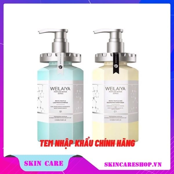 Bộ dầu gội phục hồi đa tầng Nấm Truffle Weilaiya 450ml