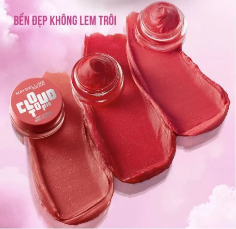 Má Hồng & Son Maybelline Cloudtopia Cheek & Lip Mousse 5g
