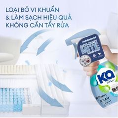 Xịt Mạt Bụi Nhà Kapod Kháng Khuẩn, Khử Mùi Quần áo, Chăn Ga 320ml
