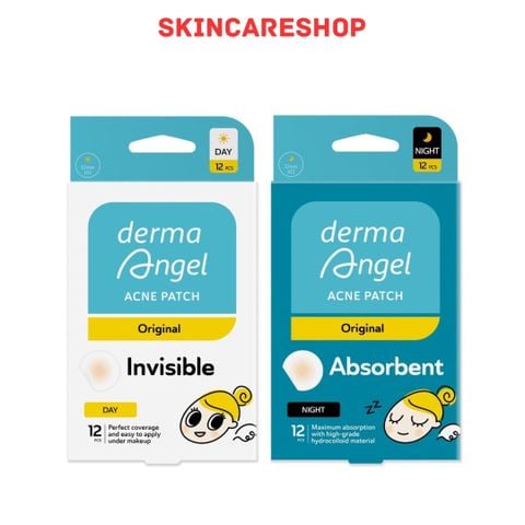 Miếng Dán Mụn Derma Angel Acne Patch 12 Miếng
