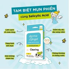 Miếng dán mụn Derma Angel Acnes Patch Plus - Salisylic Acid