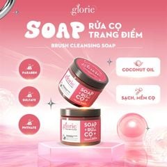 Sáp Rửa Cọ Trang Điểm Glorie Brush Makeup Cleansing Soap 130g