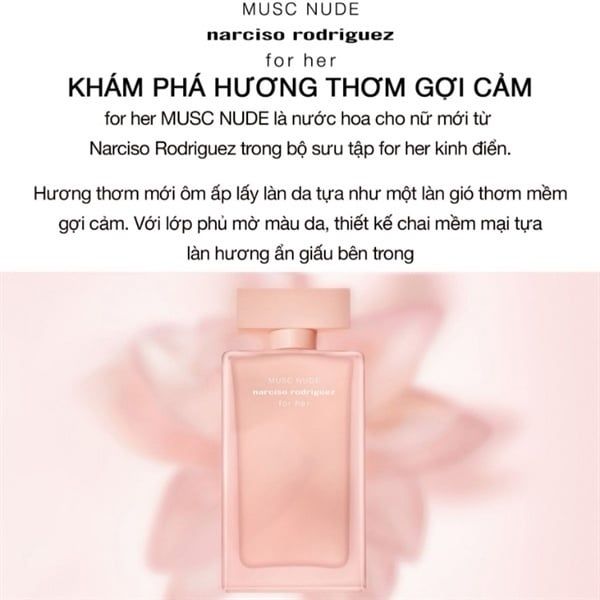 Nước Hoa Nữ Narciso Rodriguez Musc Nude For Her EDP