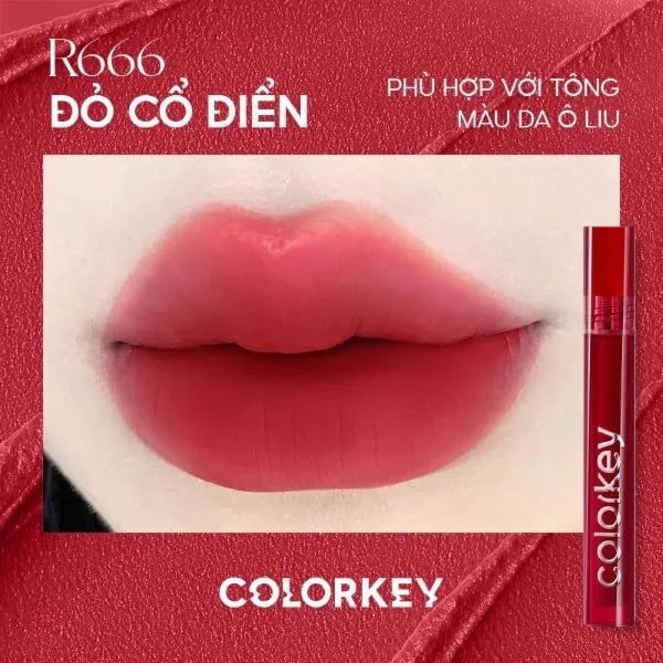 Son Kem Lì Colorkey Airy Velvet Lip Lacquer 2,5g