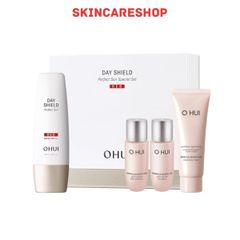 Bộ Sản Phẩm Chống Nắng Dưỡng Da Ohui Day Shield Perfect Sun Red