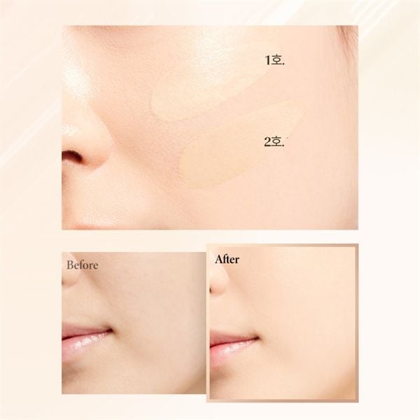 Phấn Nước Che Khuyết Điểm Ohui Ultimate Cover Cushion Satin Finish SPF50+ PA+++ 15gx2