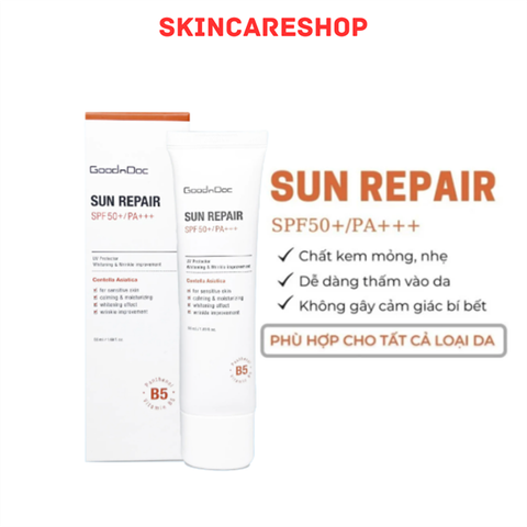 Kem Chống Nắng Goodndoc Sun Repair SPF50+/PA+++ 50ml