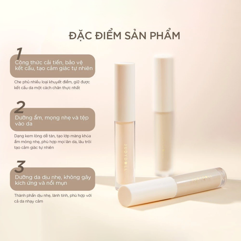 Kem Che Khuyết Điểm Judydoll Traceless Cloud-Touch Concealer 3.2g