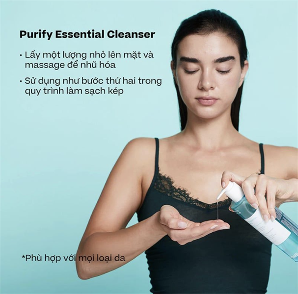 Gel Rửa Mặt Sensilis Kiểm Soát Dầu Nhờn Purify Essential Cleanser 200ml
