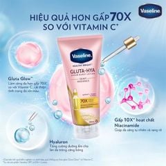Serum Dưỡng Thể Vaseline Healthy Bright Gluta Hya Burst Lotion 300ml