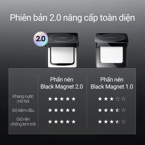 Phấn Phủ Carslan 2.0 Dạng Nén Black Magnet Soft Focus Powder 8g