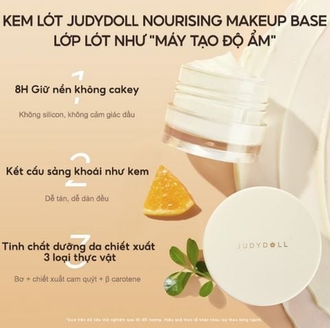 Kem Lót Dưỡng Ẩm Cho Da Khô Judydoll Nourishing Makeup Base