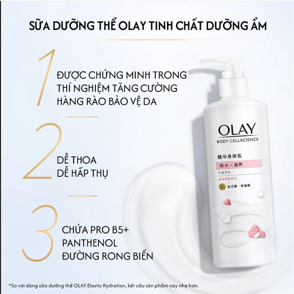 Sữa Dưỡng Thể Olay Body Cellscience Moisturizing Body Lotion 260g
