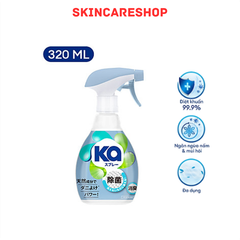 Xịt Mạt Bụi Nhà Kapod Kháng Khuẩn, Khử Mùi Quần áo, Chăn Ga 320ml
