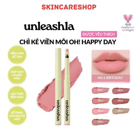 Chì Kẻ Viền Môi Unleashia Oh! Happy Day Lip Pencil