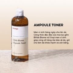 Nước Hoa Hồng Manyo Bifida Biome Ampoule Toner 210ml