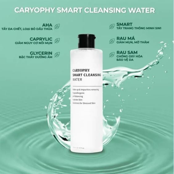 Nước tẩy trang Caryophy Smart Cleansing Water