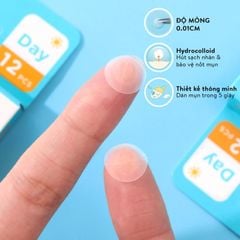 Miếng dán mụn Derma Angel Acne Patch Dùng Cho Ngày & Đêm 18 Miếng