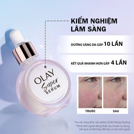 Serum Dưỡng Sáng Da Olay Super Serum Firms Brightens Hydrates 30ml