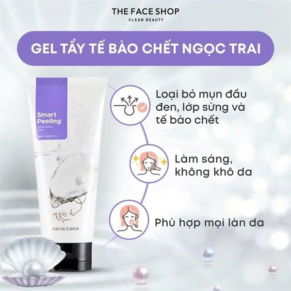 Tẩy Tế Bào Chết The Face Shop Smart Peeling White Jewel 120ml
