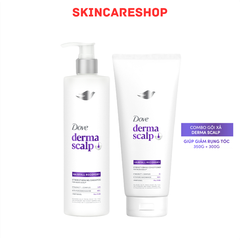 Bộ Gội Xả Dove Derma Scalp Hairfall Recovery Strengthening Shampoo 350g + Conditioner 300g