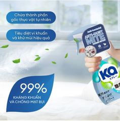 Xịt Mạt Bụi Nhà Kapod Kháng Khuẩn, Khử Mùi Quần áo, Chăn Ga 320ml